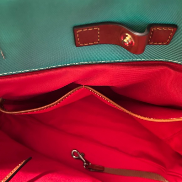 NWT Dooney & Bourke Mint Nylon Shopper Tote - Picture 7 of 8